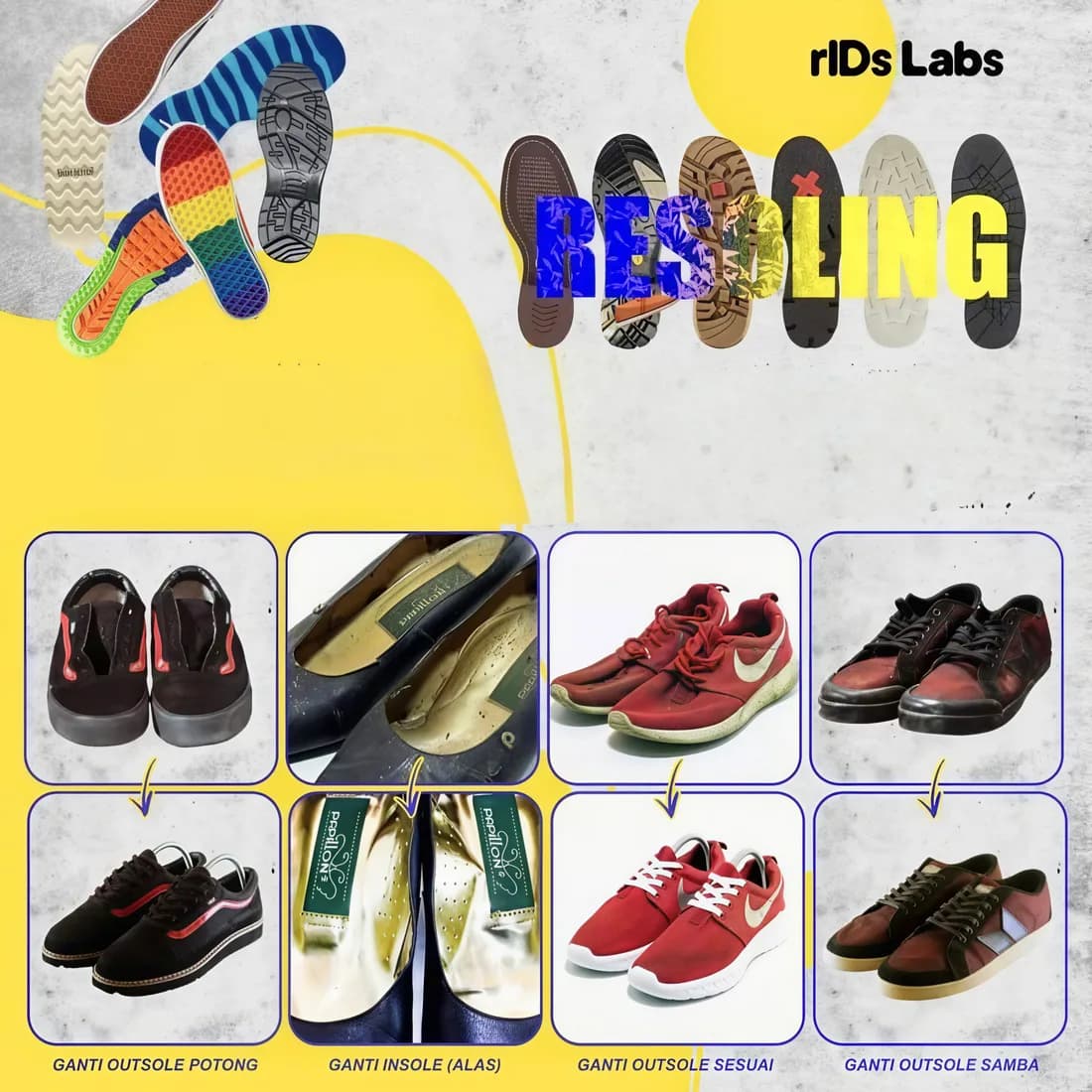 Contoh hasil kerja kategori Resoling