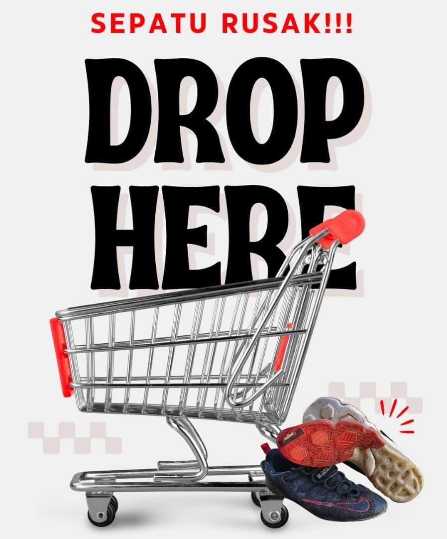 Poster ajakan drop off sepatu rusak ke rIDs Labs